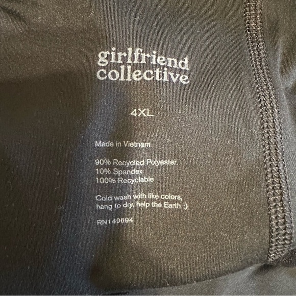 Girlfriend Collective Naomi Float Skort Workout Dress Black Size 4X - Picture 5 of 5